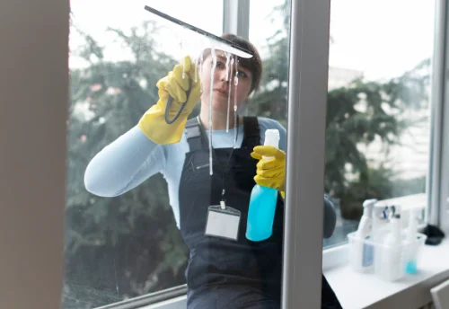 Nettoyage de vitres intérieures et extérieures à Chevillon